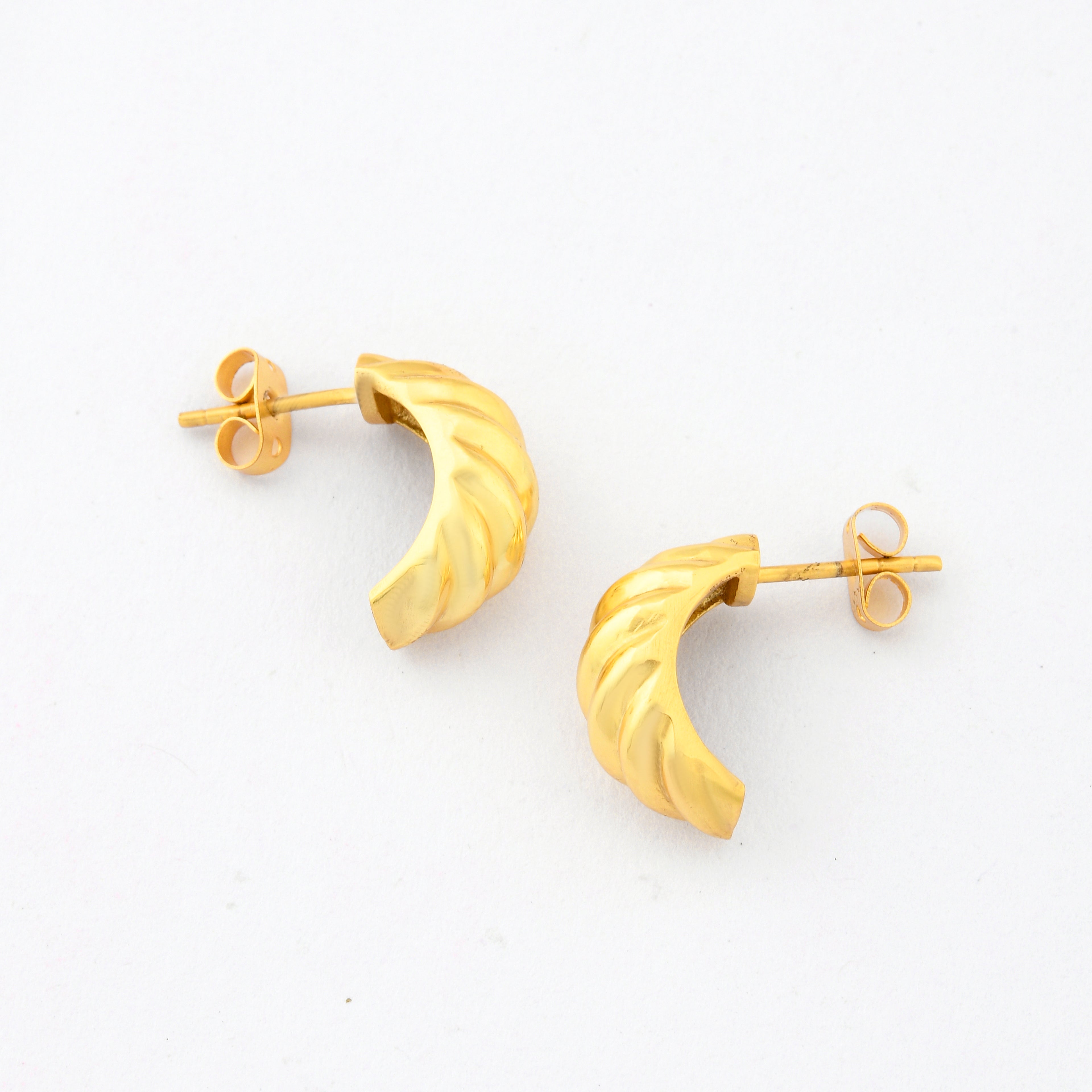 Croissant Hoop Earrings