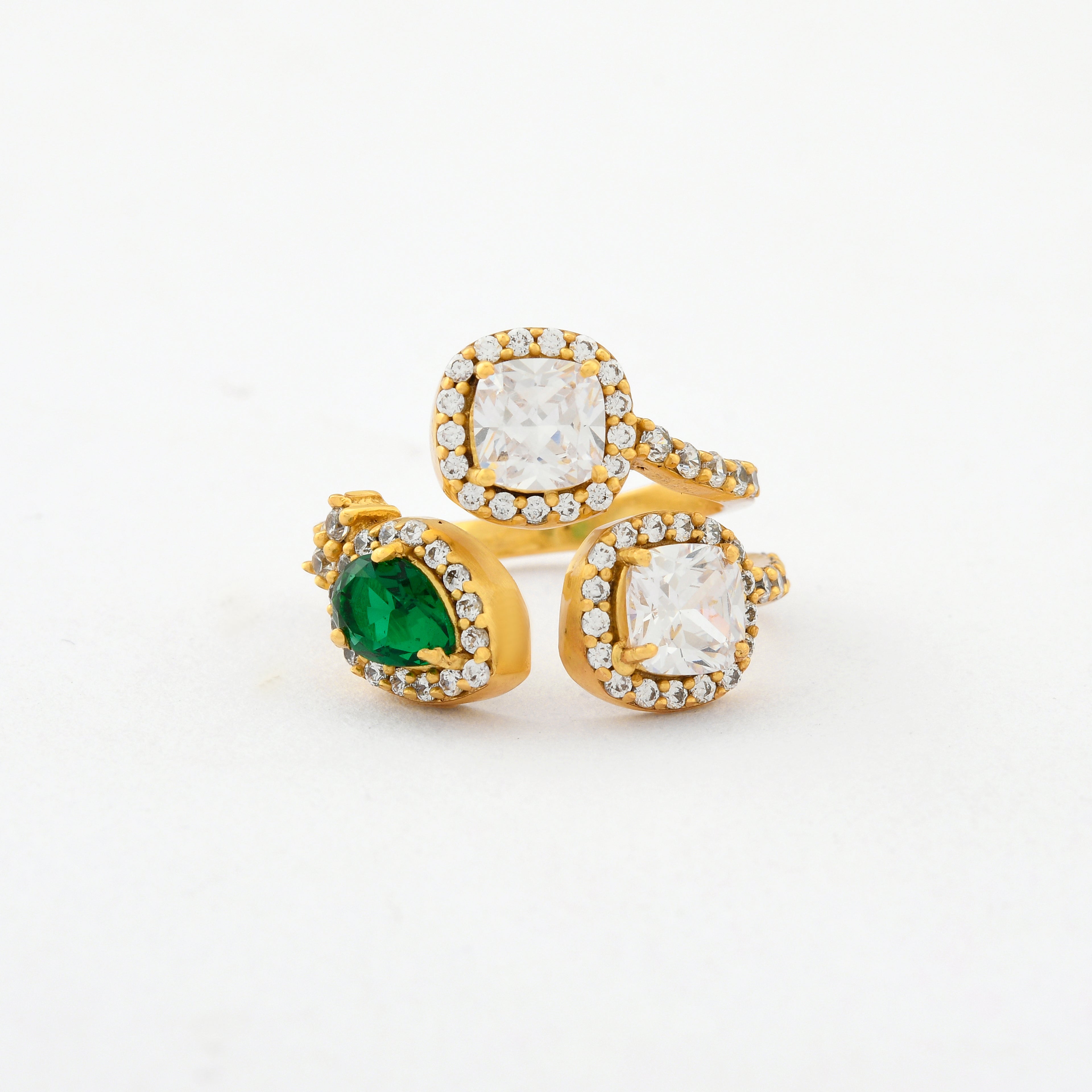 Three Stone Cocktail Ring