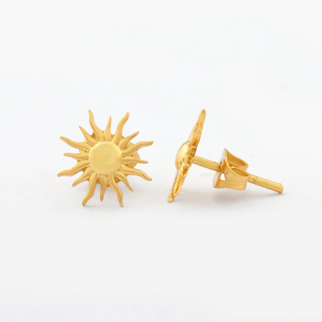 Rising Sun Stud Earrings