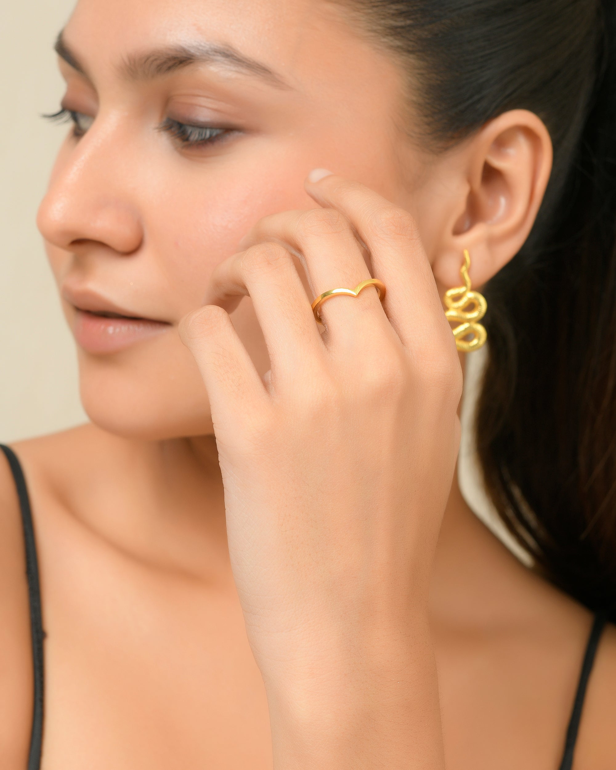 Wishbone Stacker Ring