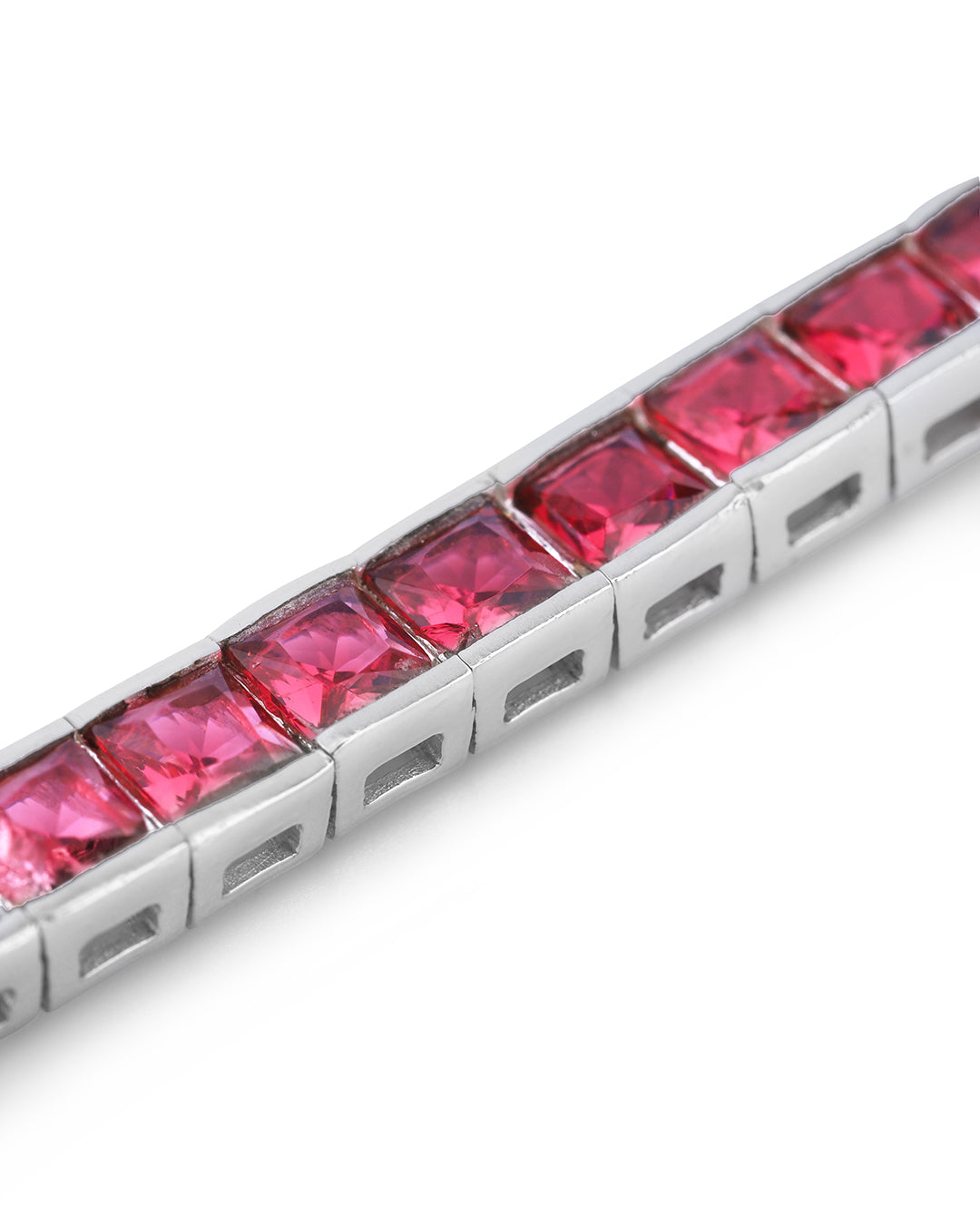 Channel Set Tourmaline Zirconia Bracelet