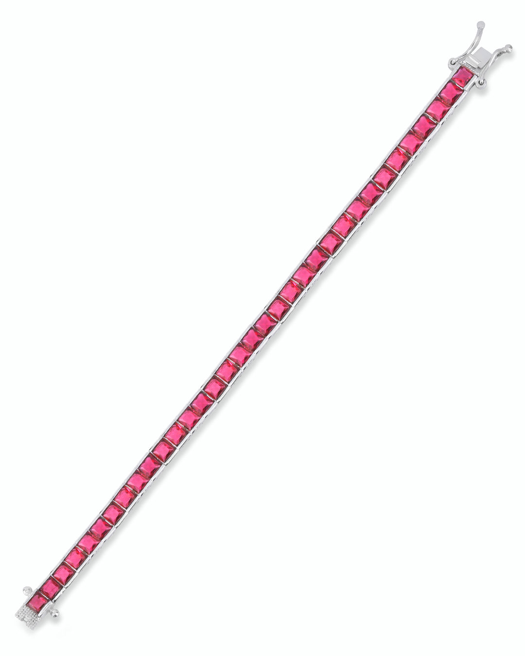 Channel Set Tourmaline Zirconia Bracelet