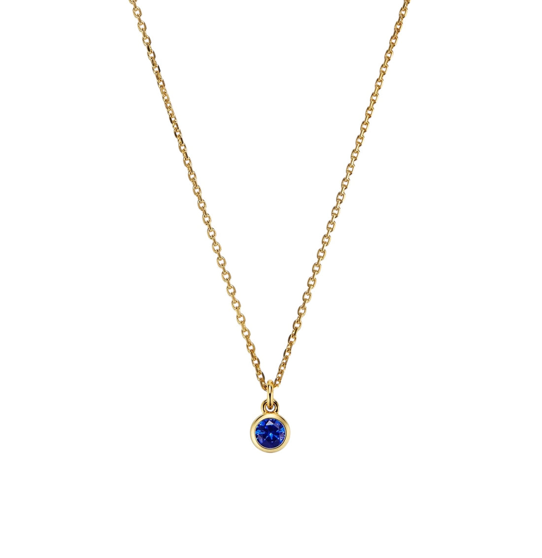 WooYou September Birthstone Pendant Necklace