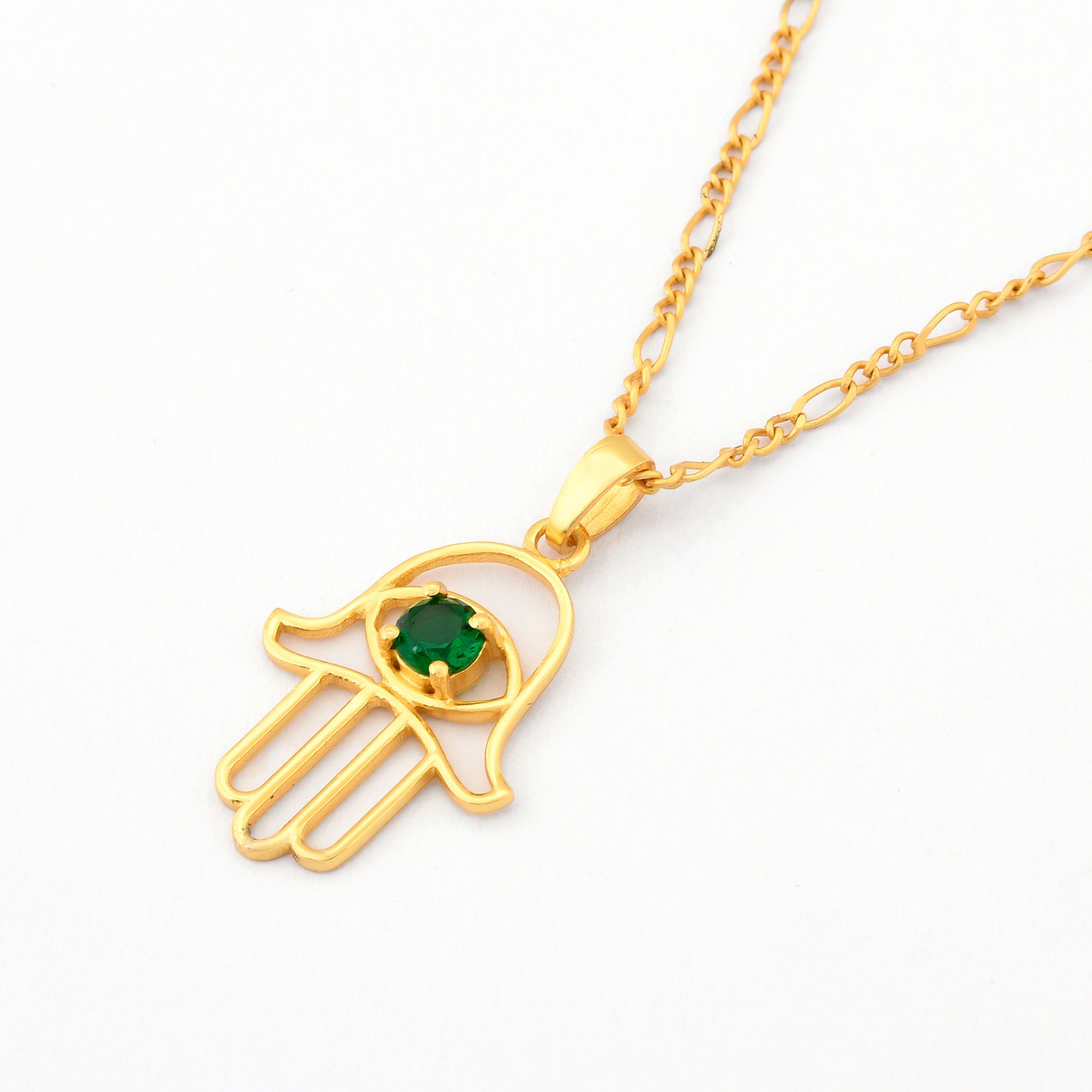 The Hamsa Pendant Necklace