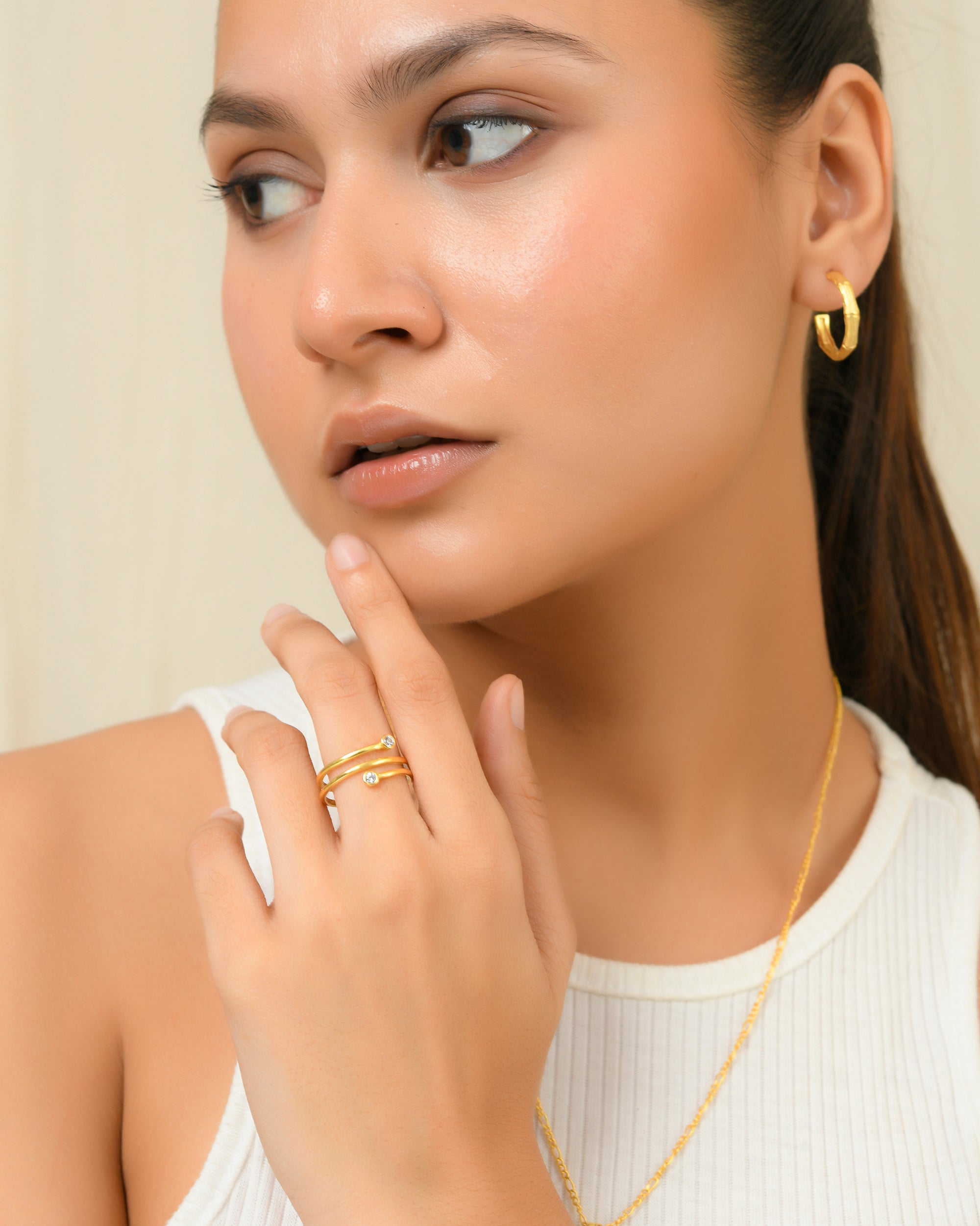 Zirconia Coil Ring