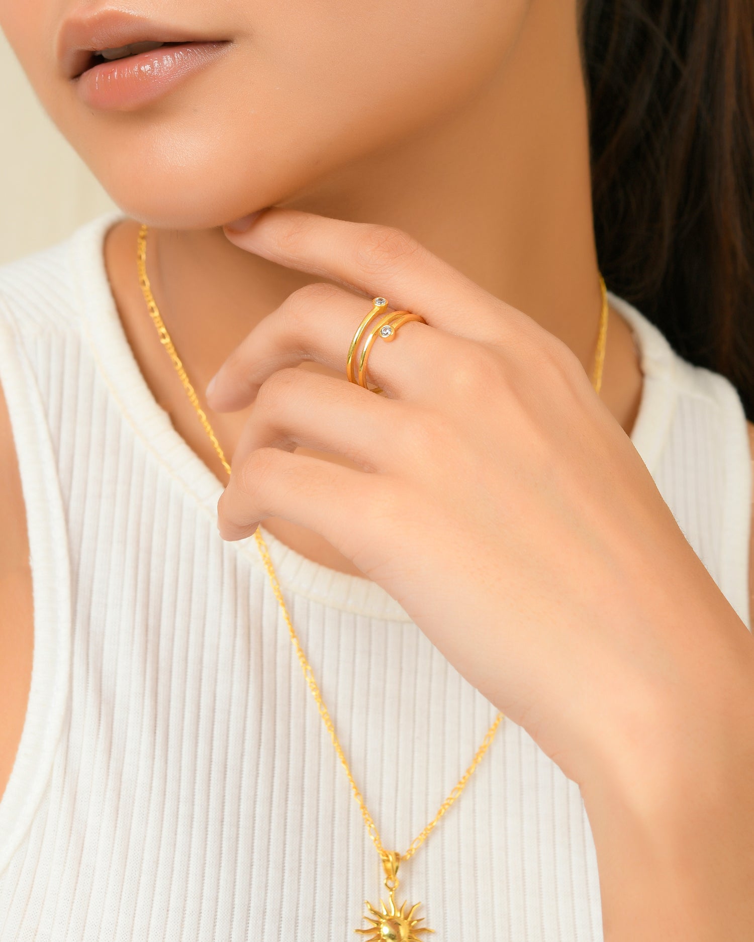 Zirconia Coil Ring