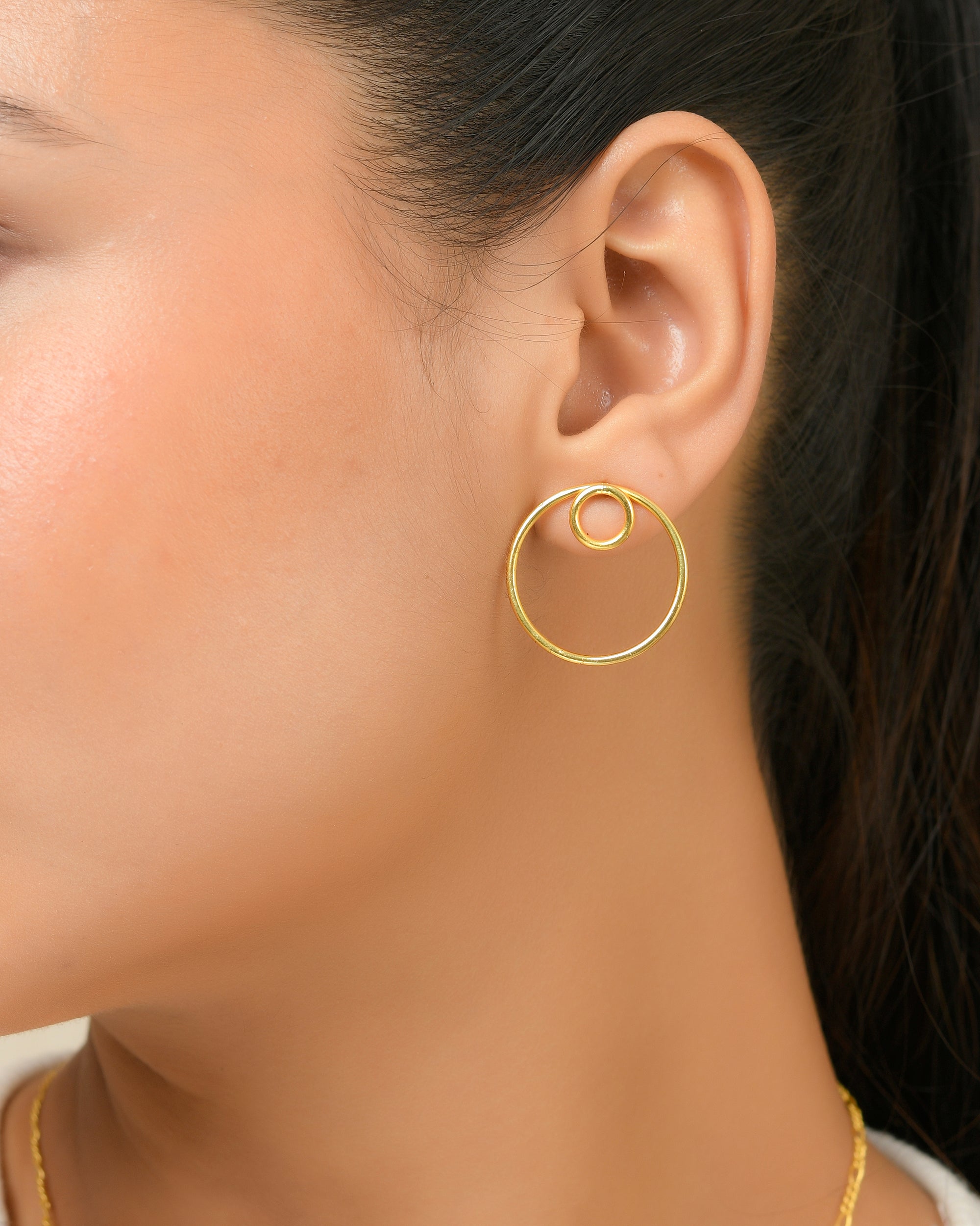 Double Wheel Earrings