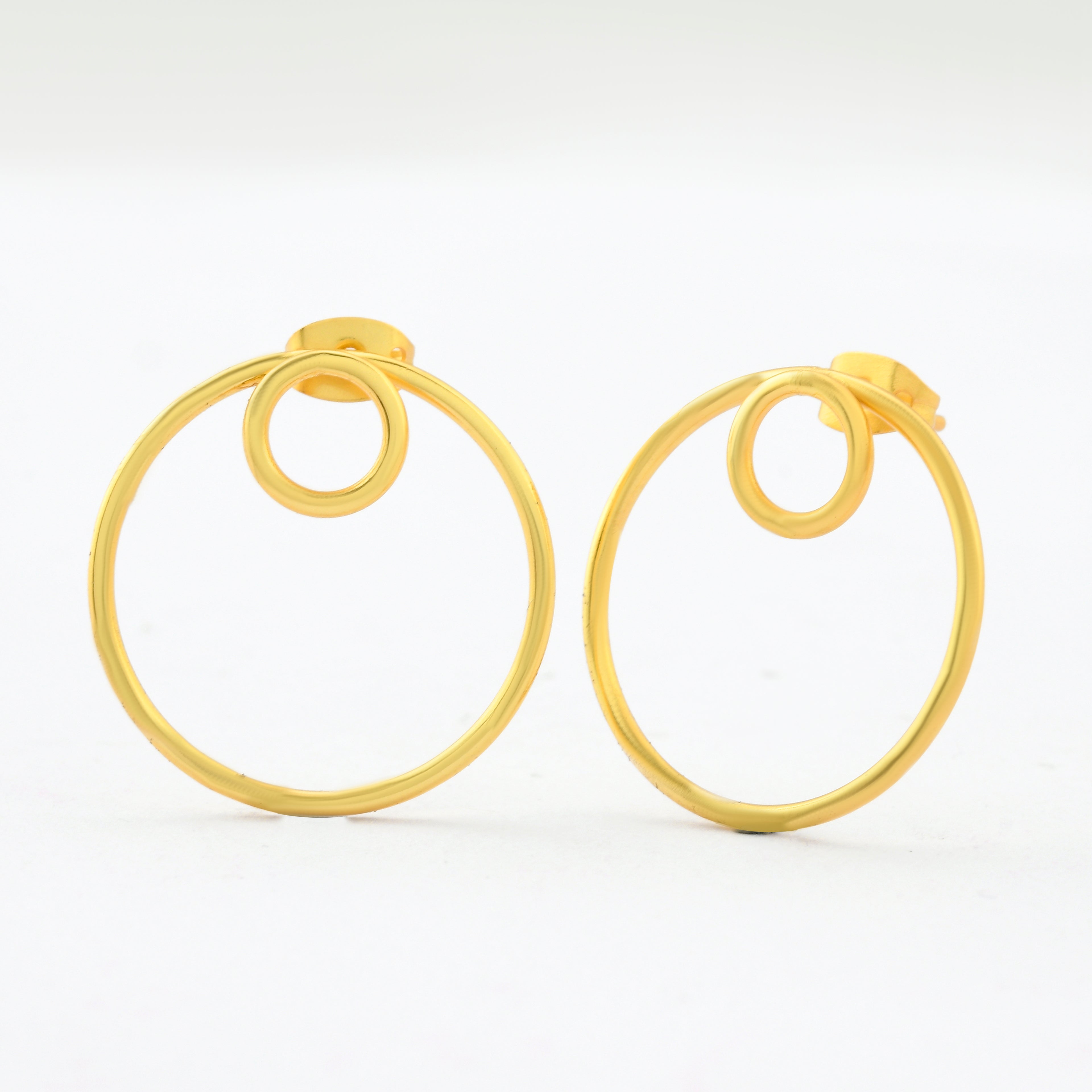 Double Wheel Earrings