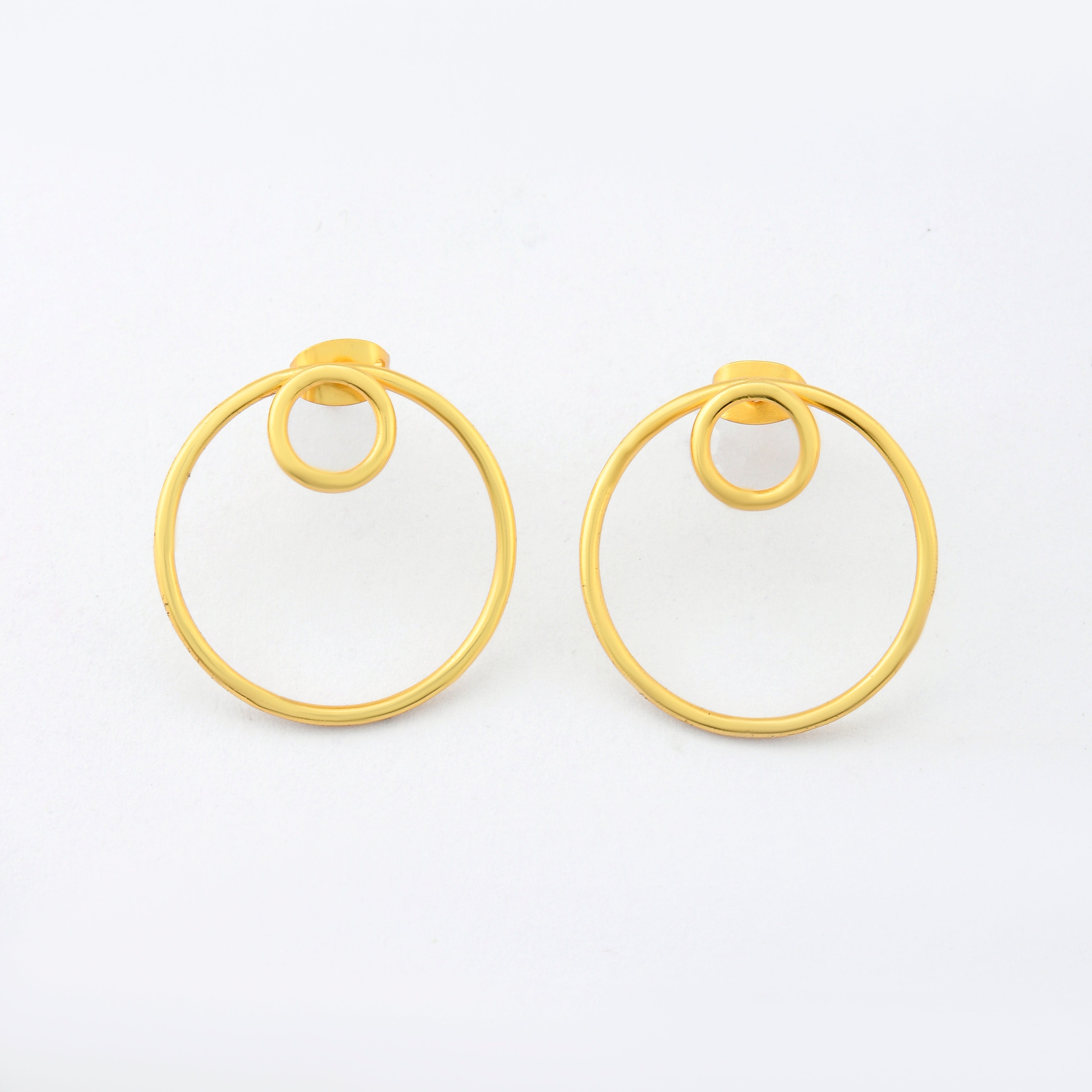 Double Wheel Earrings