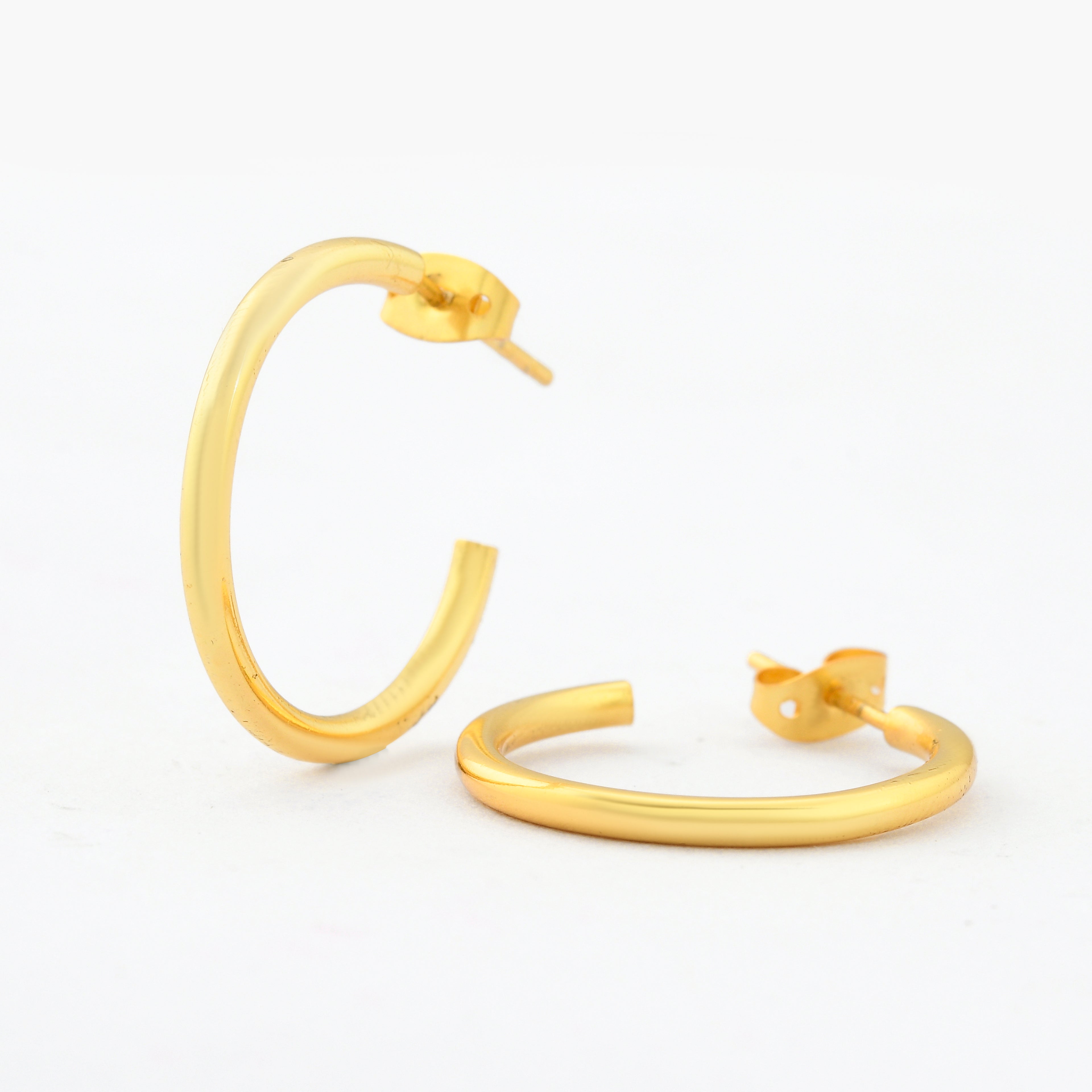 Tube Hoop Earrings