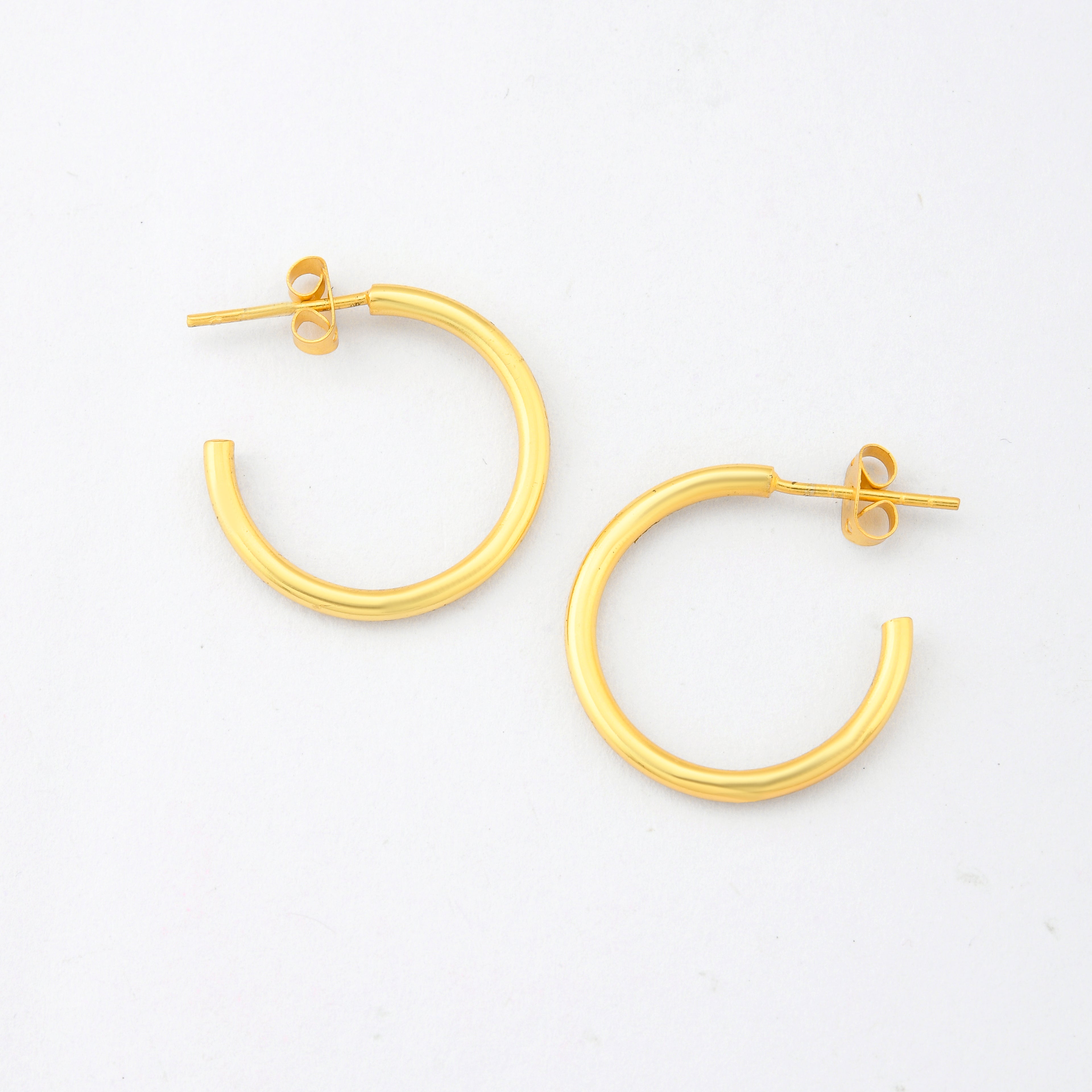 Tube Hoop Earrings