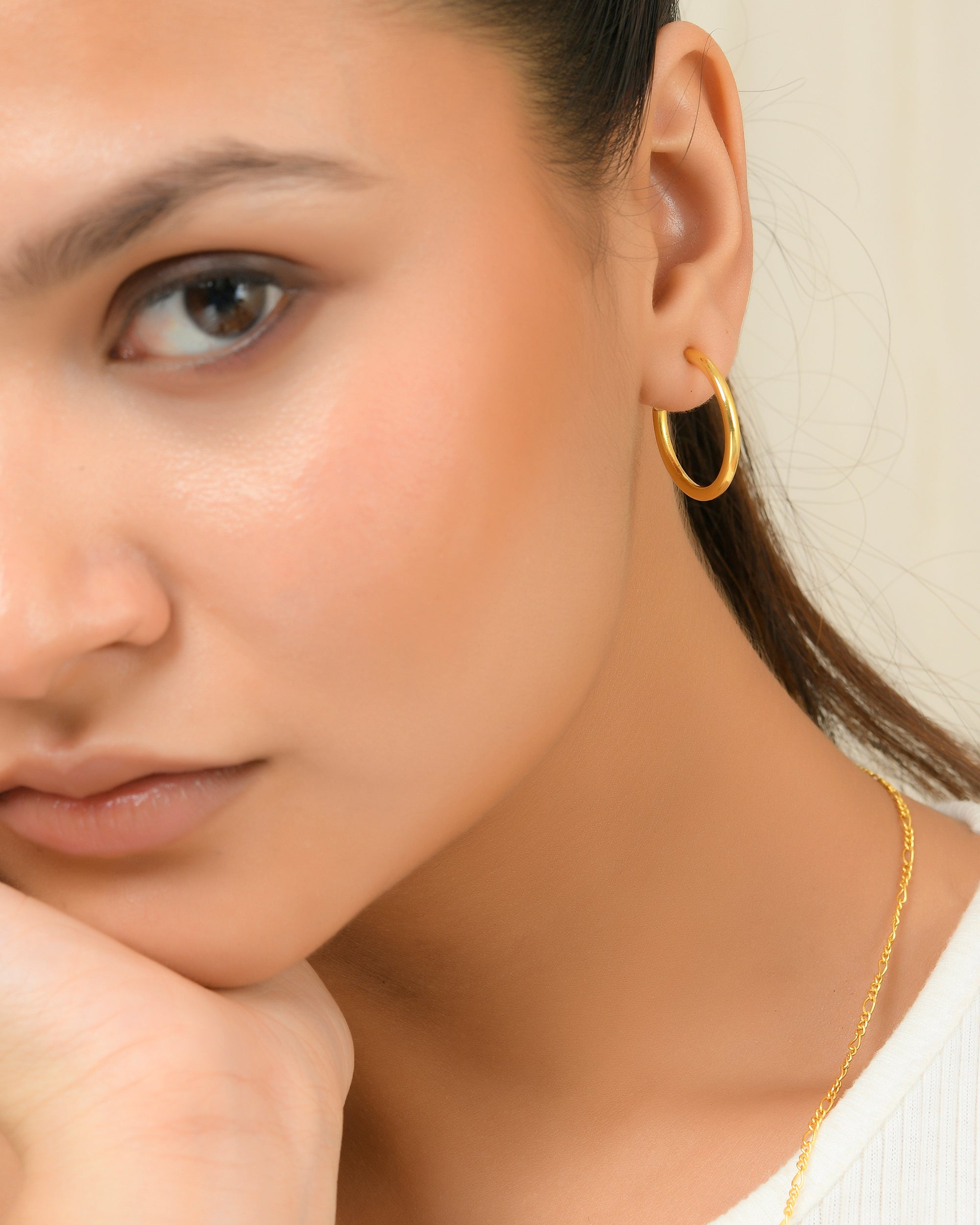 Tube Hoop Earrings