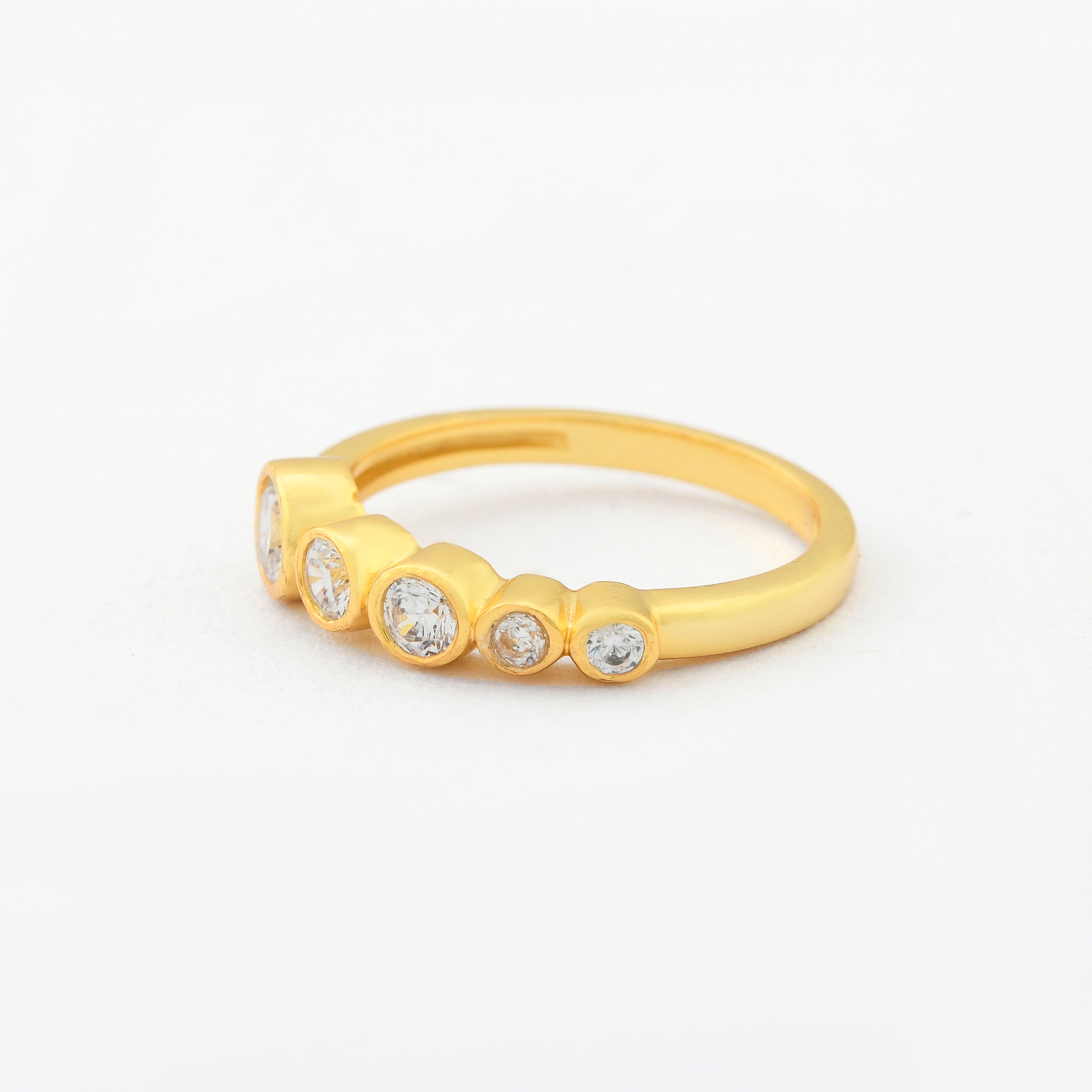 Big-Small Zirconia Ring