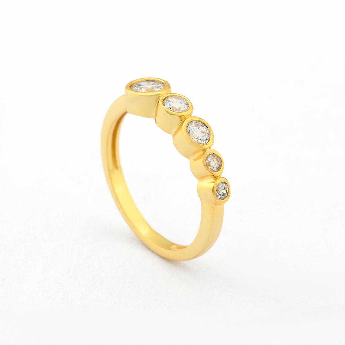 Big-Small Zirconia Ring