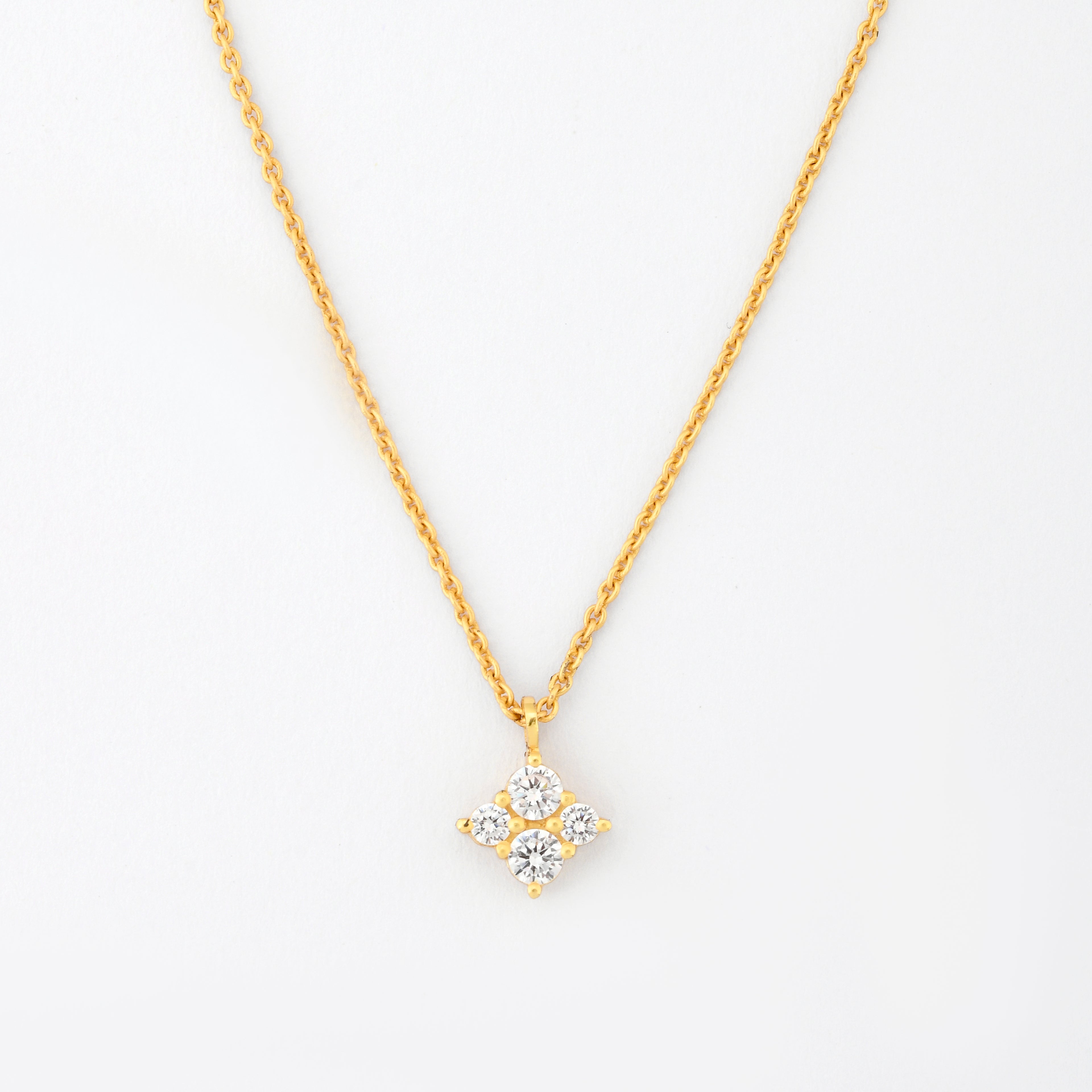 Lotus Pendant Necklace