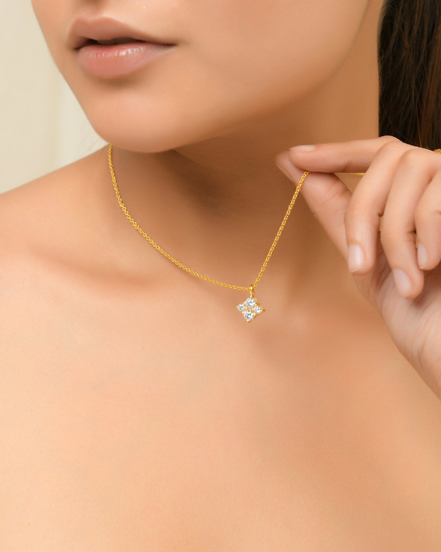 Lotus Pendant Necklace