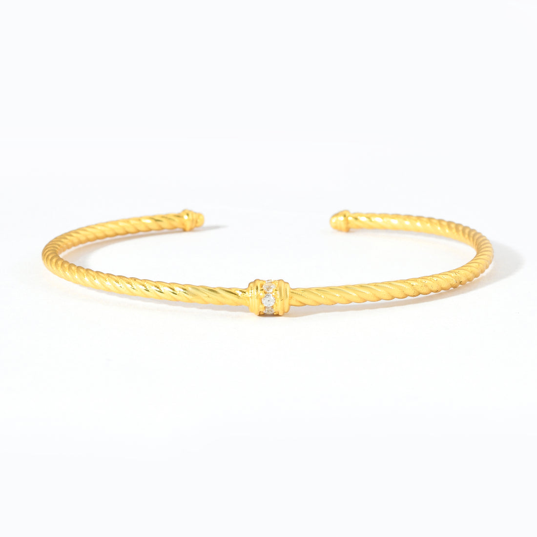 Mini Roll Twisted Cuff Bracelet