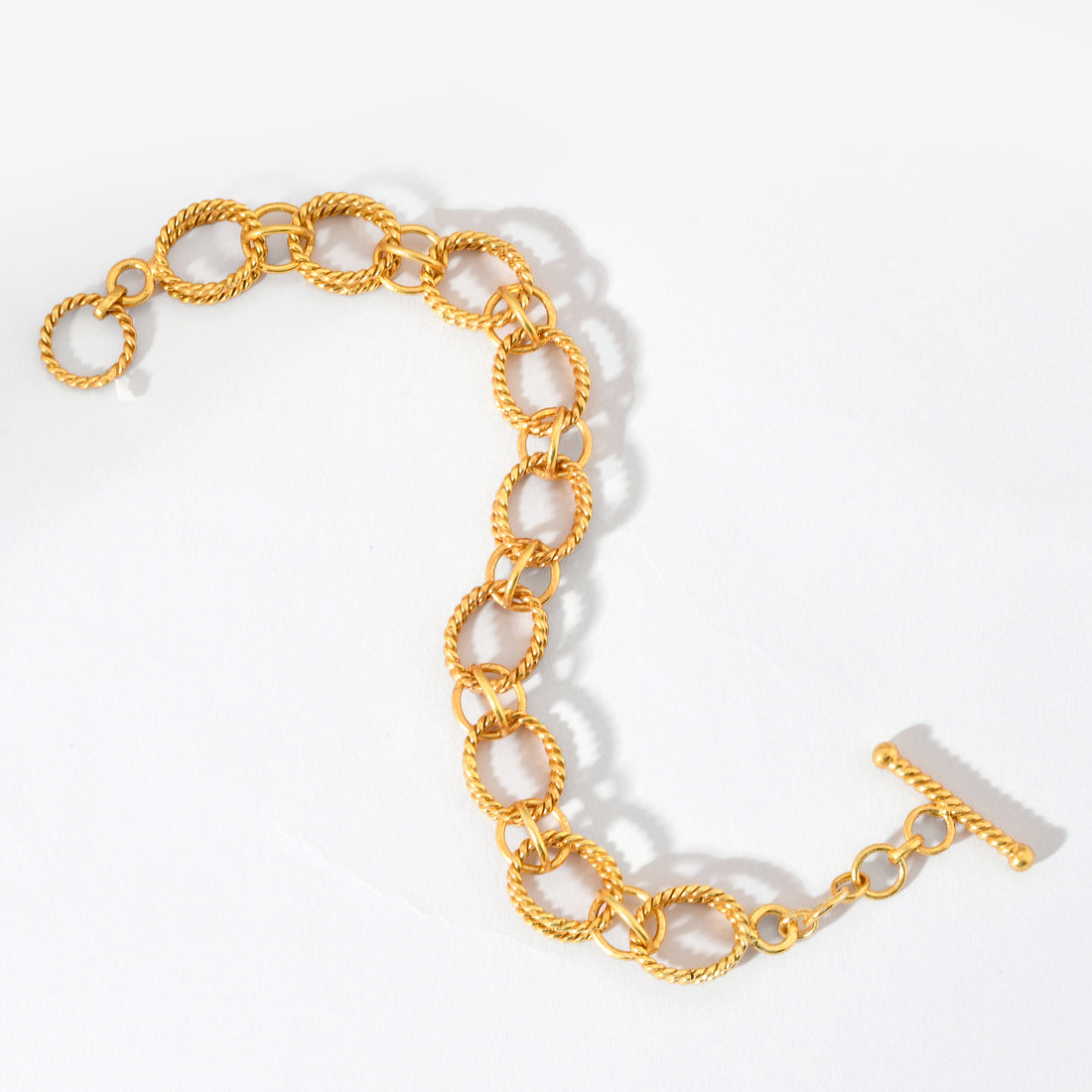 Large Oval Round Chain Bracelet