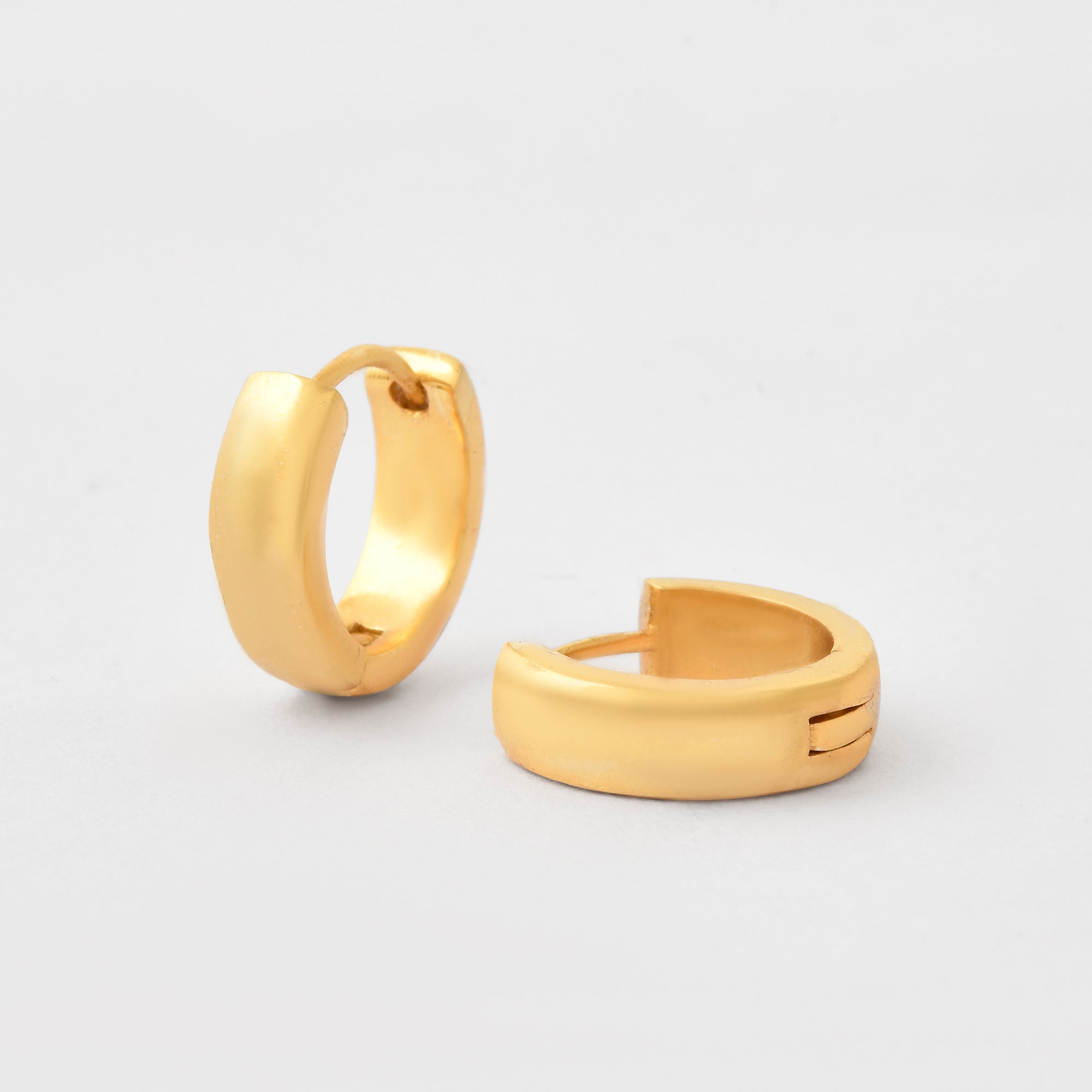 Bold Huggie Hoops
