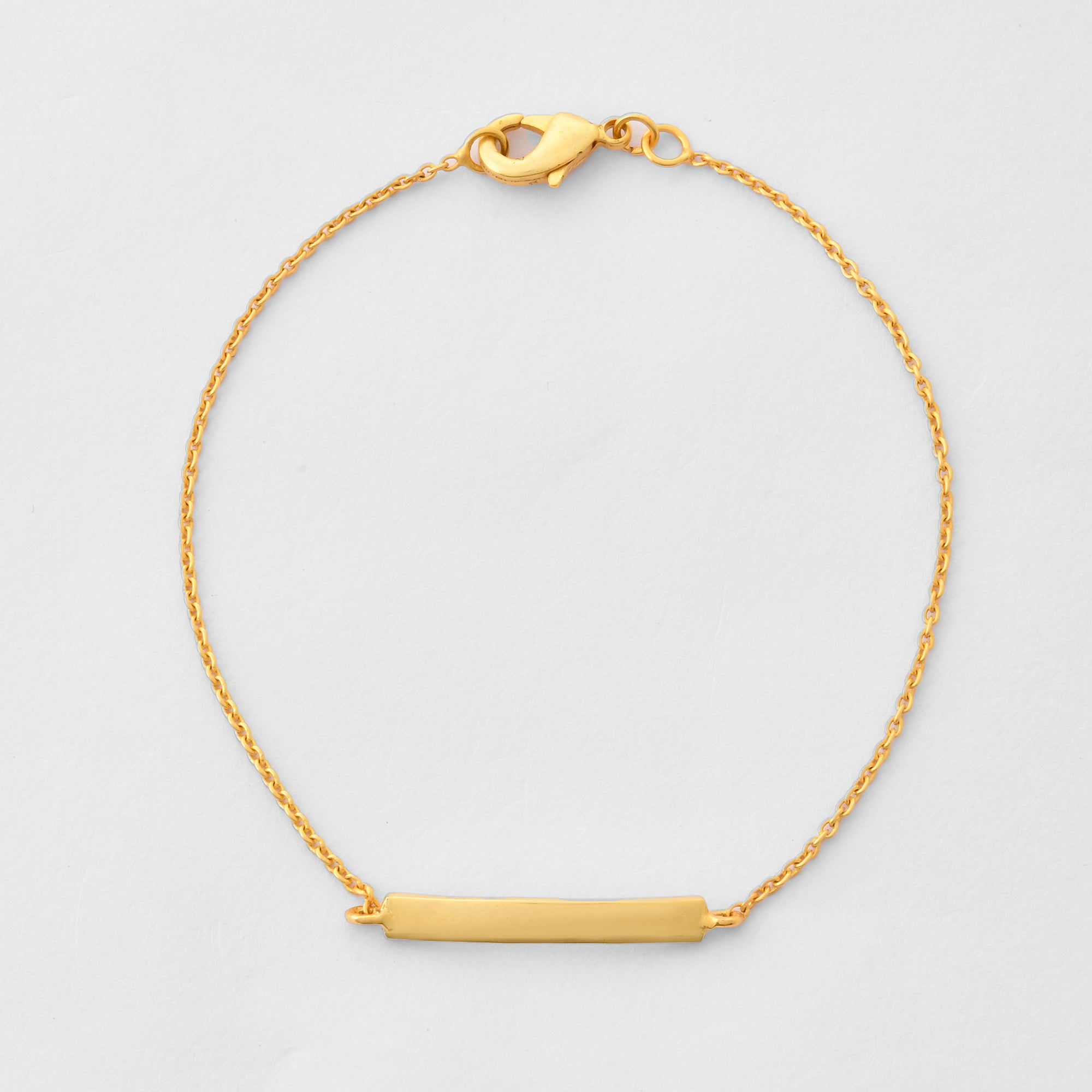 Engravable Bar Bracelet