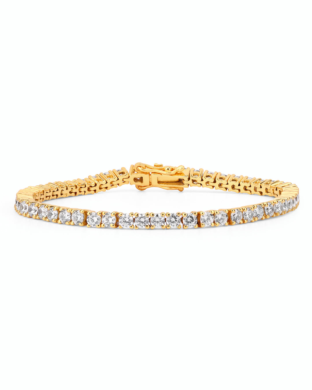 Minimal Round Zirconia Tennis Bracelet