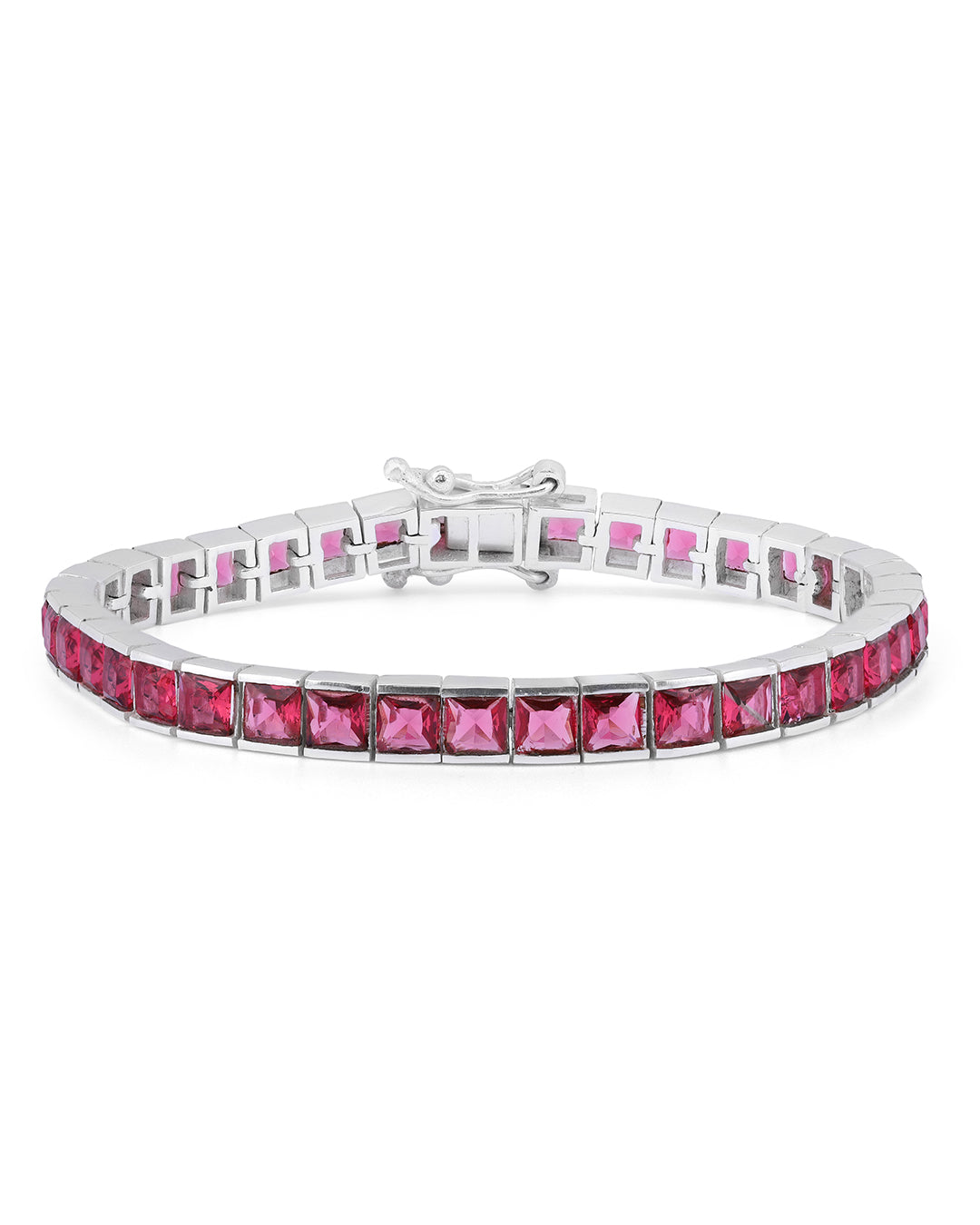 Channel Set Tourmaline Zirconia Bracelet