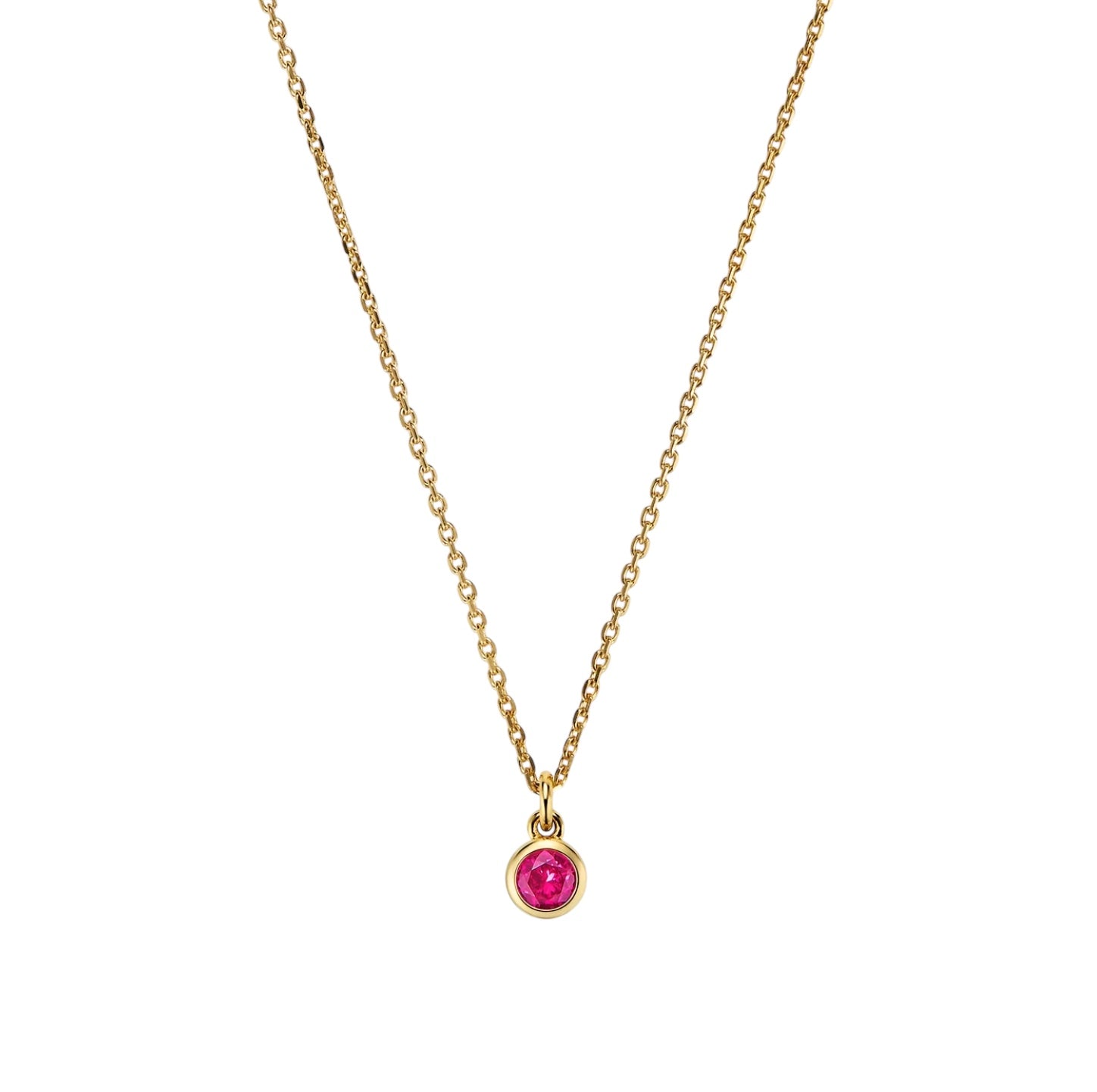 WooYou July Birthstone Pendant Necklace