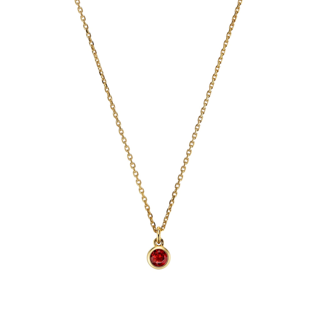 WooYou January Birthstone Pendant Necklace