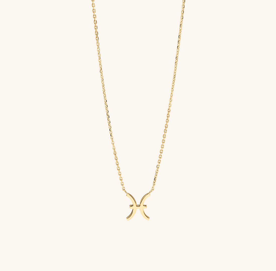 Pisces Zodiac Sign Pendant
