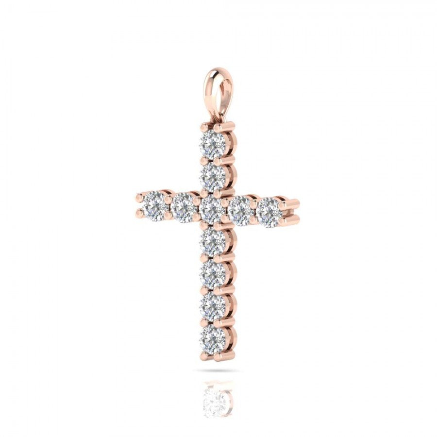 Bold Cross Drip Pendant