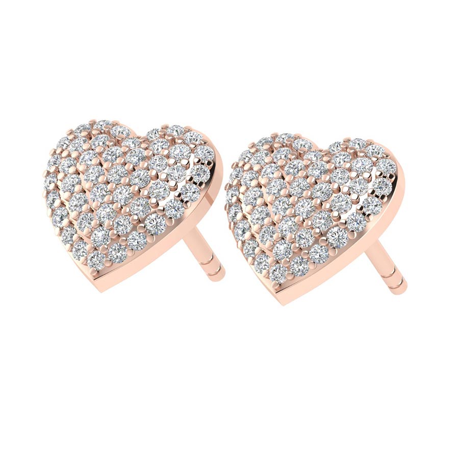 Heart stud Earrings
